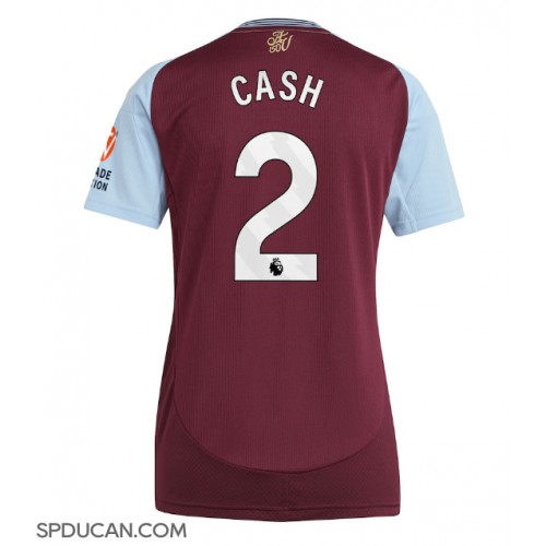 Zenski Nogometni Dres Aston Villa Matty Cash #2 Domaci 2024-25 Kratak Rukav